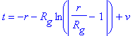 t = -r-R[g]*ln(abs(r/R[g]-1))+v