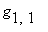 g[1,1]