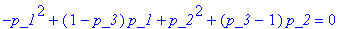 -p_1^2+(1-p_3)*p_1+p_2^2+(p_3-1)*p_2 = 0