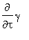 diff(gamma,tau)
