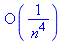 O(1/n^4)
