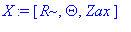 X := vector([R, Theta, Zax])
