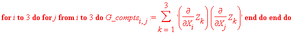 for i to 3 do for j from i to 3 do G_compts[i,j] :=...