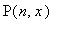 P(n,x)