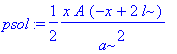 psol := 1/2*x*A*(-x+2*l)/a^2