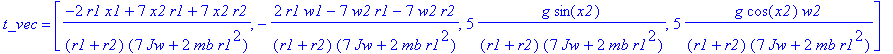 trans := TABLE([relD = 4, t_vec = [(-2*r1*x1+7*x2*r...