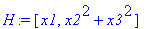 H := [x1, x2^2+x3^2]