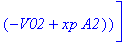 pdes := [diff(h(P1,P2,xp,vp),vp), diff(h(P1,P2,xp,vp),P1)+diff(h(P1,P2,xp,vp),P2), -(diff(h(P1,P2,xp,vp),P1)*Eoil*A1*V02-diff(h(P1,P2,xp,vp),P1)*Eoil*A1*xp*A2-diff(h(P1,P2,xp,vp),P2)*Eoil*A2*V01-diff(h...