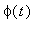 phi(t)