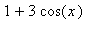 1+3*cos(x)