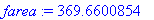 farea := 369.6600854