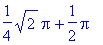 1/4*sqrt(2)*Pi+1/2*Pi