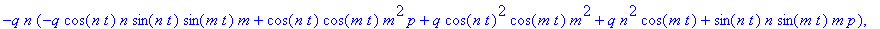 B := [q*n*(q*n^2*sin(m*t)-sin(n*t)*n*cos(m*t)*m*p+q...