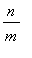 n/m