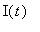 I(t)