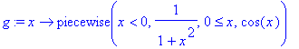 g := proc (x) options operator, arrow; piecewise(x ...