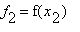 f[2] = f(x[2])
