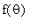f(theta)