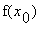 f(x[0])
