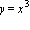 y = x^3