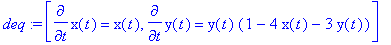 deq := [diff(x(t),t) = x(t), diff(y(t),t) = y(t)*(1...