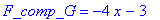 F_comp_G = -4*x-3