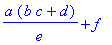 a*(b*c+d)/e+f
