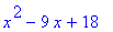 x^2-9*x+18