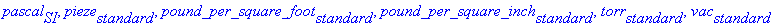 atmosphere[standard], atmosphere[technical], bar[SI...
