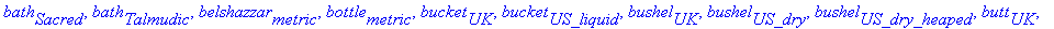 barge[US_petroleum], barrel[UK], barrel[UK_petroleu...