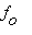 f[o]