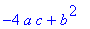 -4*a*c+b^2