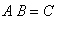 A*B = C