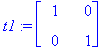 t1 := matrix([[1, 0], [0, 1]])