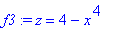 f3 := z = 4-x^4