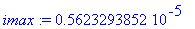 imax := .5623293852e-5