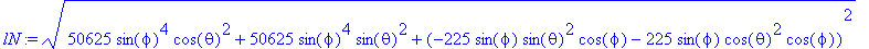 lN := sqrt(50625*sin(phi)^4*cos(theta)^2+50625*sin(...