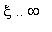 xi .. infinity