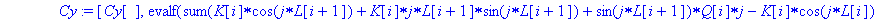 FOURIER := proc (Xi, Eta, n) local L, K, Q, j; global N, X0, Y0, Cx, Sx, Cy, Sy; description 