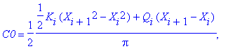 sol2 := {Sn = (K[i]*sin(n*X[i+1])-K[i]*n*X[i+1]*cos(n*X[i+1])-Q[i]*cos(n*X[i+1])*n-K[i]*sin(n*X[i])+K[i]*n*X[i]*cos(n*X[i])+Q[i]*cos(n*X[i])*n)/n^2/Pi, C0 = 1/2*(1/2*K[i]*(X[i+1]^2-X[i]^2)+Q[i]*(X[i+1]...
