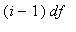 (i-1)*df