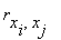 r[x[i],x[j]]