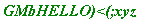 `GMbHELLO)<(;xyz`