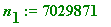 n[1] := 7029871