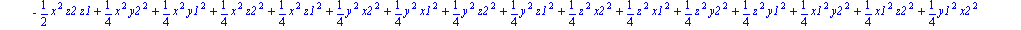 AreaSquared2 := -1/2*x2*x1*y2*y1-1/2*x2*x1*z2*z1+1/2*x2*x1*y*y1+1/2*x2*x1*z*z1+1/2*x2*x1*y2*y+1/2*x2*x1*z2*z-1/2*y2*y1*z2*z1+1/2*y2*y1*x*x1+1/2*y2*y1*z*z1+1/2*y2*y1*x2*x+1/2*y2*y1*z2*z-1/2*y2^2*x*x1-1...