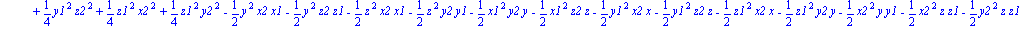 AreaSquared2 := -1/2*x2*x1*y2*y1-1/2*x2*x1*z2*z1+1/2*x2*x1*y*y1+1/2*x2*x1*z*z1+1/2*x2*x1*y2*y+1/2*x2*x1*z2*z-1/2*y2*y1*z2*z1+1/2*y2*y1*x*x1+1/2*y2*y1*z*z1+1/2*y2*y1*x2*x+1/2*y2*y1*z2*z-1/2*y2^2*x*x1-1...