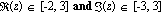 `in`(Re(z), [-2, 3]) and `in`(Im(z), [-3, 3])