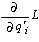 diff(L, `q'`[i])