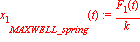 x[1][MAXWELL_spring](t) := F[1](t)/k
