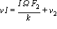 v1 = I*Omega*F[2]/k+v[2]